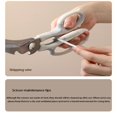thumbnail image 3 of 1PC Scissors Household Stainless Steel Kitchen Scissors Multifunctional Chicken Fish Meat Bone Strong Elbow Chicken Bone Scissors Beige, 3 of 8