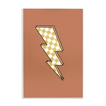 Stupell Industries Checking Lightning Bolt Abstract Painting Unframed Art Print Wall Art, 13 x 19