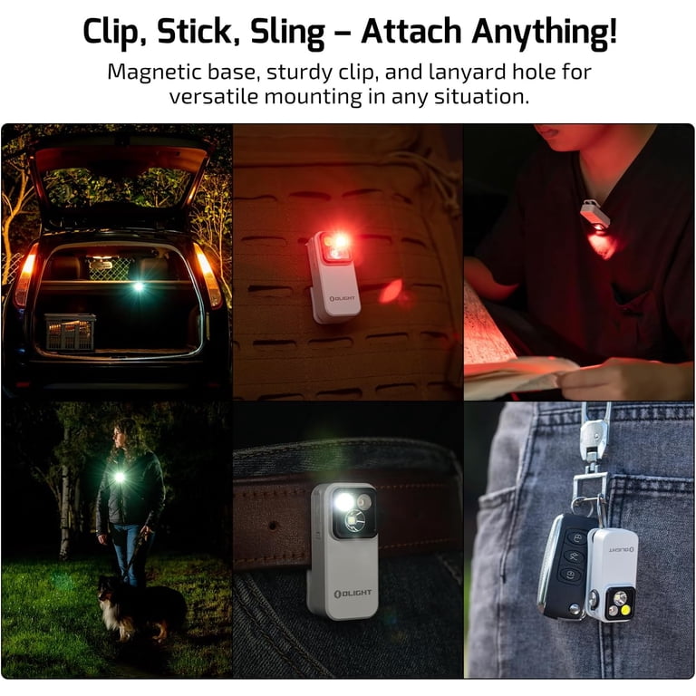 OLIGHT Oclip Pro EDC Flashlight Clip-on Light, Rechargeable 500
