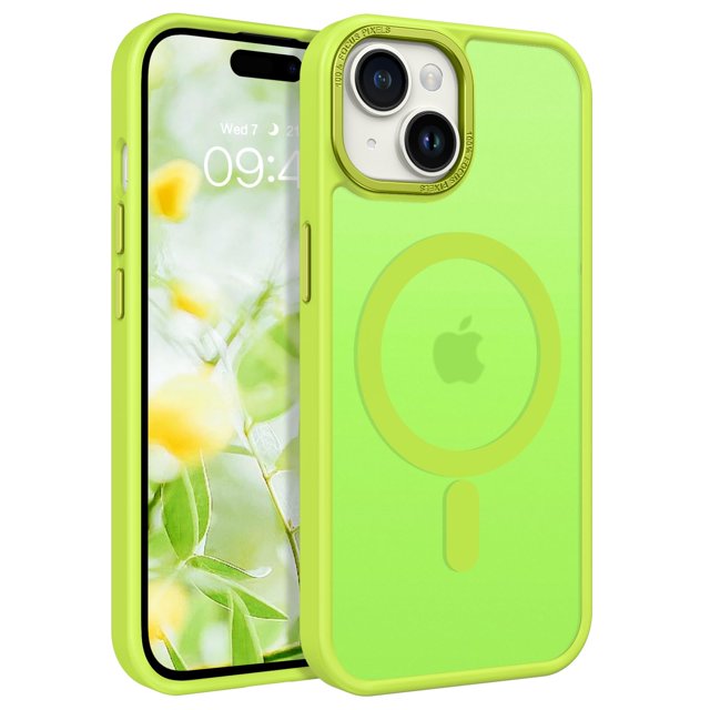 Funda de teléfono BENTOBEN compatible con iPhone 15 Plus translúcida