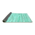thumbnail image 2 of Ahgly Company Indoor Rectangle Solid Turquoise Blue Modern Area Rugs, 8' x 12', 2 of 4