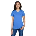 thumbnail image 2 of A4 Women's Topflight Heather Performance V-Neck Tee Nw3381, 2 of 5