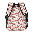 thumbnail image 4 of Balery Fire Truck Mochila Escolar Impresa, Mochila Ligera para Viajes Casual, Mochila Duradera y Cómoda Multifuncional, Mochila para Laptop-One Size, 4 of 5