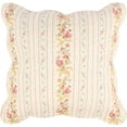 thumbnail image 6 of Greenland Home Antique Rose Decorative Pillows, Set of Two (2), 18 W x 18 H Each, Blue, 6 of 7