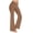 Khaki, variant on Turilly Women's Cozy Fleece Lined Flare Leggings High Waisted Thermal Yoga Pants for Winter Wear