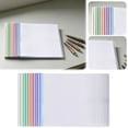 thumbnail image 2 of 10 Pcs Horizontal Clips Transparent Thickened File Folder, File Folder, File Organizer, Paper Organizer for Documents and Resumes, 2 of 5