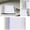 Multicolor B, variant on ZOURIH 10 Pcs Bulk A4 Clear Report Cover with Sliding Bar White Folder Binder Sliding Bar Files Classification Transparent Resume Clipbar Presentation File Folders for office,White