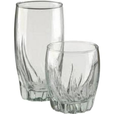 Anchor Hocking Fleur 16pc Drinkware Set