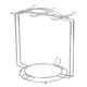 thumbnail image 5 of Billuyoard Soporte organizador de cocina, soporte anticorrosión para tazas, estante de almacenamiento para encimeras limpias y ordenadas Organizadores de utensilios de cocina Plata 20X18.5 cm, 5 of 6