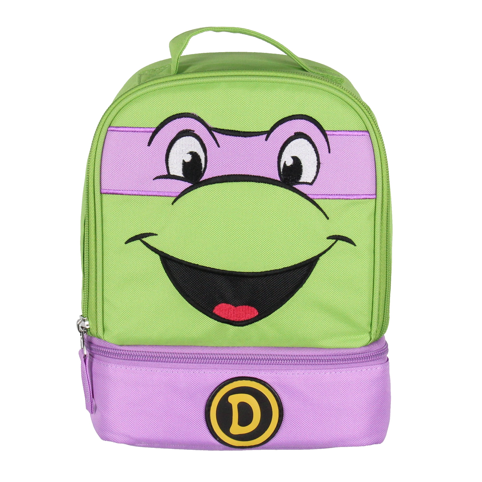Teenage Mutant Ninja Turtles TMNT All Turtles Dual Compartment Lunch Box (Donatello) 9"