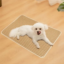 Honmine Cat Litter Mat, Inches Large Double Layer Honeycomb Cat Litter Trapping Mat, Non Slip Waterproof Urine Proof Cat Litter Box Mat for Floor, Kitty Litter Rug