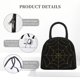 thumbnail image 4 of Fotbe Golden Spider Web Bolsa de Almuerzo con Estampado, Lonchera Aislada, Contenedor de Comida Reutilizable Tipo Cooler a Prueba de Fugas, 4 of 6