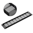 thumbnail image 4 of Uxcell Rectangle Air Vents, 15.75x3.15Inch, Grille Mesh Airflow Louver, for Cabinets Shoebox, Black, Aluminum Alloy 2Pcs, 4 of 5