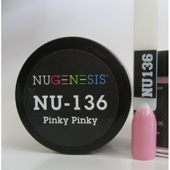 NUGENESIS Nail Color Dip Dipping Powder 1oz/jar - NU136 Pinky Pinky