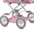 thumbnail image 4 of JC Toys  Up to 18 in. Berenguer Boutique Deluxe Foldable Stroller with Canopy & Removable Carry Basket, Pink, 4 of 7