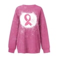 thumbnail image 3 of YABCSAZ Breast Cancer Shirts Tops for Women/Short Sleeve Shirts/Crewneck Shirt/Sweatshirt/Hoodie with Blessed Breast Cancer Pink Ribbon/Breast Cancer Awareness Breast Cancer Survivor Gifts for Women, 3 of 3