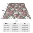 thumbnail image 3 of Sikiie Rose Flowers Ultra-Soft Micro flannel Blanket Luxury All Seasons Warm Blanket for Bedding Sofa and Travel (4 sizes)-50"x40", 3 of 7