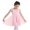 Pink, variant on TIAOBUG Kids Girls Chiffon Tutu Dress Dancewear Ballet Dance Costumes Lyrical Latin Modern Contemporary Dance Dress Outfits