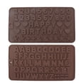 thumbnail image 2 of Number Chocolate Molds, Reusable Flexible Silicone Letter   For Birthday Cake Decorations For Party, 2 of 8