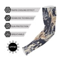 thumbnail image 5 of ALAZA Cute Doodle Dog UV Sun Protection Arm Sleeves UPF 50+ Compression Cooling Sleeve 1 Pair, 5 of 7