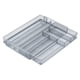 thumbnail image 1 of Honey-Can-Do KCH-02163 Organizador de cajones utilitarios expandible de 7 compartimentos de malla de acero plateado, 1 of 5