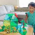 thumbnail image 4 of MAGNA-TILES Dino World XL 50-Piece Magnetic Construction Set, The ORIGINAL Magnetic Building Brand, 4 of 6