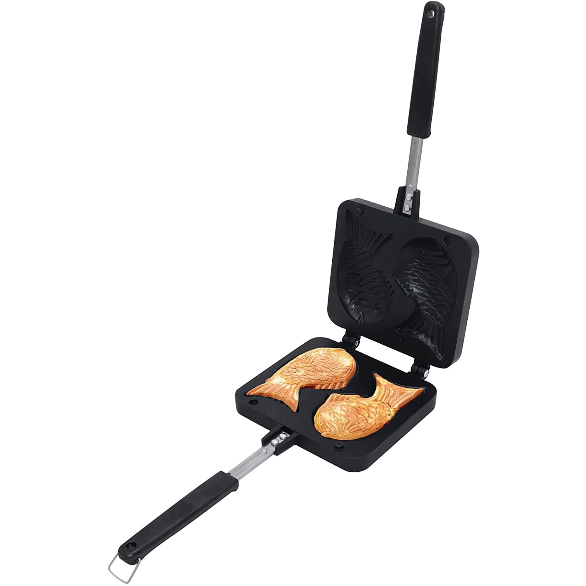 Gaufrier En Forme De Poisson Taiyaki - Moule Antiadhésif 3 Cavités, Pour Snacks Japonais Maison
