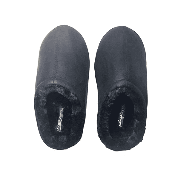 TruGel - Soft Insole Miracle Comfortable Faux Fur Adult Female Slippers Washable|