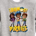 thumbnail image 3 of Santiago of The Sea - Vamos Piratas - Toddler And Youth Crewneck Fleece Sweatshirt, 3 of 5