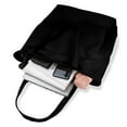 thumbnail image 2 of Leisure Large Capacity Shopping Bag Ladies Bags Canvas Tote Simple Shoulder Bag, 2 of 5
