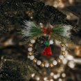thumbnail image 2 of Qocolhg 7.87 Inch Christmas Wreath with Bells, Christmas Decor Artificial Wreath for Front Door, Artificial Door Garland Outdoor Winter Christmas Wreath for Door Window, Christmas Trees Ornaments, 2 of 5