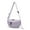 Purple, variant on HAWEE Pure Colour Crossbody Bag Bum Bag for Women,Two Way Zipper Belt Bag with Adjustable Strap,Fashion Waist Packs for Traveling Workout