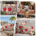 thumbnail image 5 of Red Apples Outdoor Waterproof Pillow Covers, Spring Summer Fruits Modern Art Decorative Square Throw Pillowcase Sofa Cushion Sham for Patio/Couch/Chair, 20"x20" 2 Pack, 5 of 8