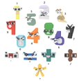 thumbnail image 3 of Alphabet Building Block Set  26 Alphabet Legend Building Block Model  Educational Letters Lore ABC Learning Toys  Fun Filled Alphabet Knowledge Building Blocks Model (951 Pcs), 3 of 5