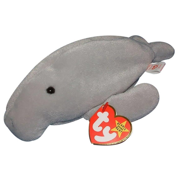 Ty Beanie Babies Manny the Manatee Plush 1996
