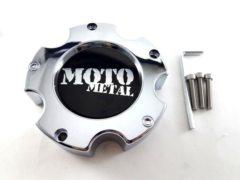 Moto Metal Custom Wheel Center Cap Chrome Finish 614-3072 NEW