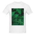 thumbnail image 4 of Bingfone Green Leave Fern Men'S Loose Fit Short-Sleeve Pocket T-Shirt, 4 of 7
