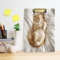 thumbnail image 6 of Acrylic Writing Tablet,Sleeping Cat12.5"×9"Rectangular One-sided Printed Clear Acrylic Writing Tablet., 6 of 8
