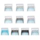 thumbnail image 2 of Cojín Parachoques Suavidad Función Protectora Protección Anticolisión Diseño Desmontable Accesorios Para Bebés Suministros Para La Cama Parachoques De Tela matsuzay BA001543-05, 2 of 6