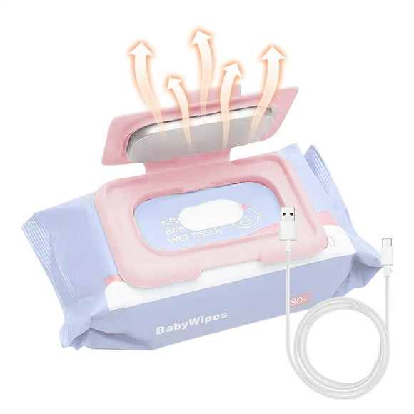 Calentador de toallitas Calentador de toallitas húmedas portátil para bebés Calentador de toallitas húmedas para bebés Calentador alimentado por USB Perfecto para viajar Abody Calentador de toallitas
