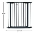 thumbnail image 4 of MidWest Homes for Pets 39’’ Walk-Through Dog Gate, Steel/Graphite 29''W, expand to 38'' w/extensions, 4 of 5