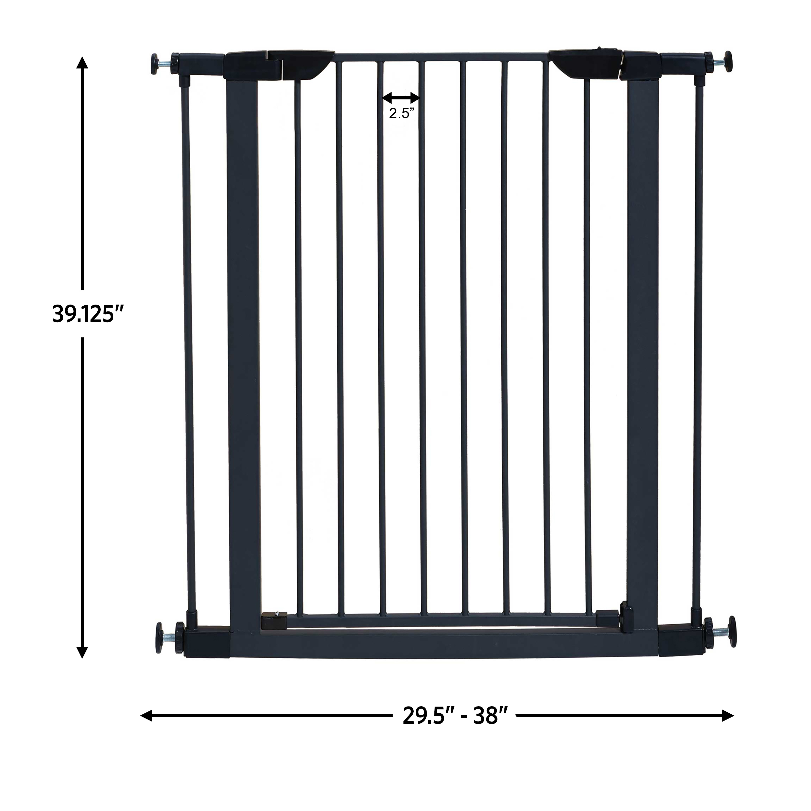 MidWest 39" Walk-Through Dog Gate, Steel photo 4