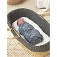 thumbnail image 3 of Modern Moments by Gerber Baby & Toddler Boys XL Ultra Soft Swaddle Blankets, 2-Pack, Outdoor Blue, 3 of 11