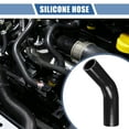 thumbnail image 2 of Unique Bargains 1 Pcs 32-35mm 1.26"-1.38" ID 102mm 4.02" Length 45° Black Car Silicone Hose, 2 of 7