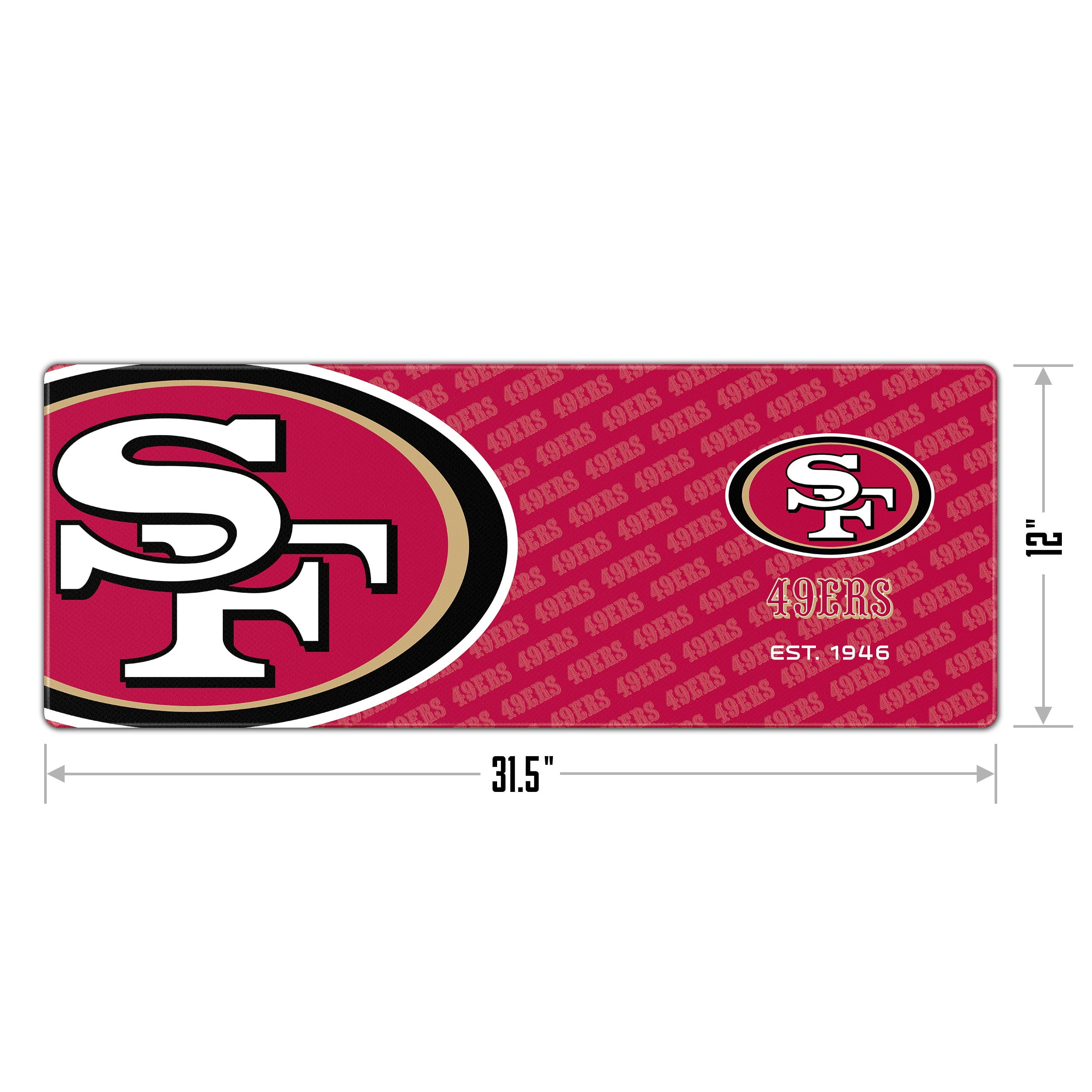 San Francisco 49ers Logo Series Desk Pad SMU