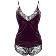 thumbnail image 4 of yunLCZ Nightgowns for Women Women Sleepwear V Neck Nightwear Ice Silk Sleepwear Lace Chemise Nightshirt, 4 of 4