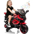 thumbnail image 2 of Trilenars 6V Motorcycle, Electric Ride On Car Toy with Training Wheels, Working Headlight, Horn & Music, Battery PoweRed Ride On Motorcycle Toy for Ages 3-6,Red, 2 of 8