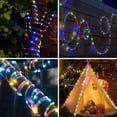 thumbnail image 6 of Asisol Christmas LED Rope Lights Indoor Outdoor, Battery Operated 23ft 50 LED Waterproof String Lights 8 Modes Lighting with Remote for Christmas Party Garden Home Decoration, 6 of 9