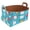 Multicolor 3, variant on Medical Pattern Storage Basket Collapsible Storage Bin, PU Foldable Basket Convenient Box Storage Organizer with Handles for Shelves Office Bedroom Closet Nursery Toys Laundry