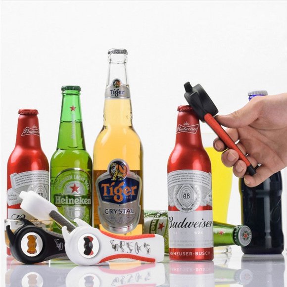 All In One Bottle Opener Jar Can Kitchen Manual Tool Gadget Multifunction New